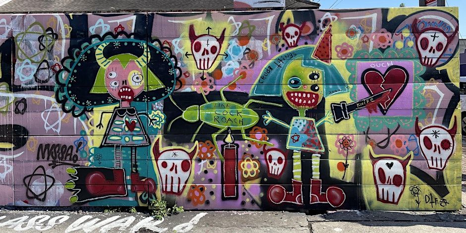 Spooky Street Art Session feat CrudeThings! (New Orleans)