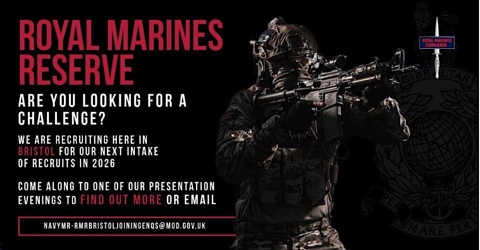 Royal Marines Reserve Recruiting Evening - Bristol