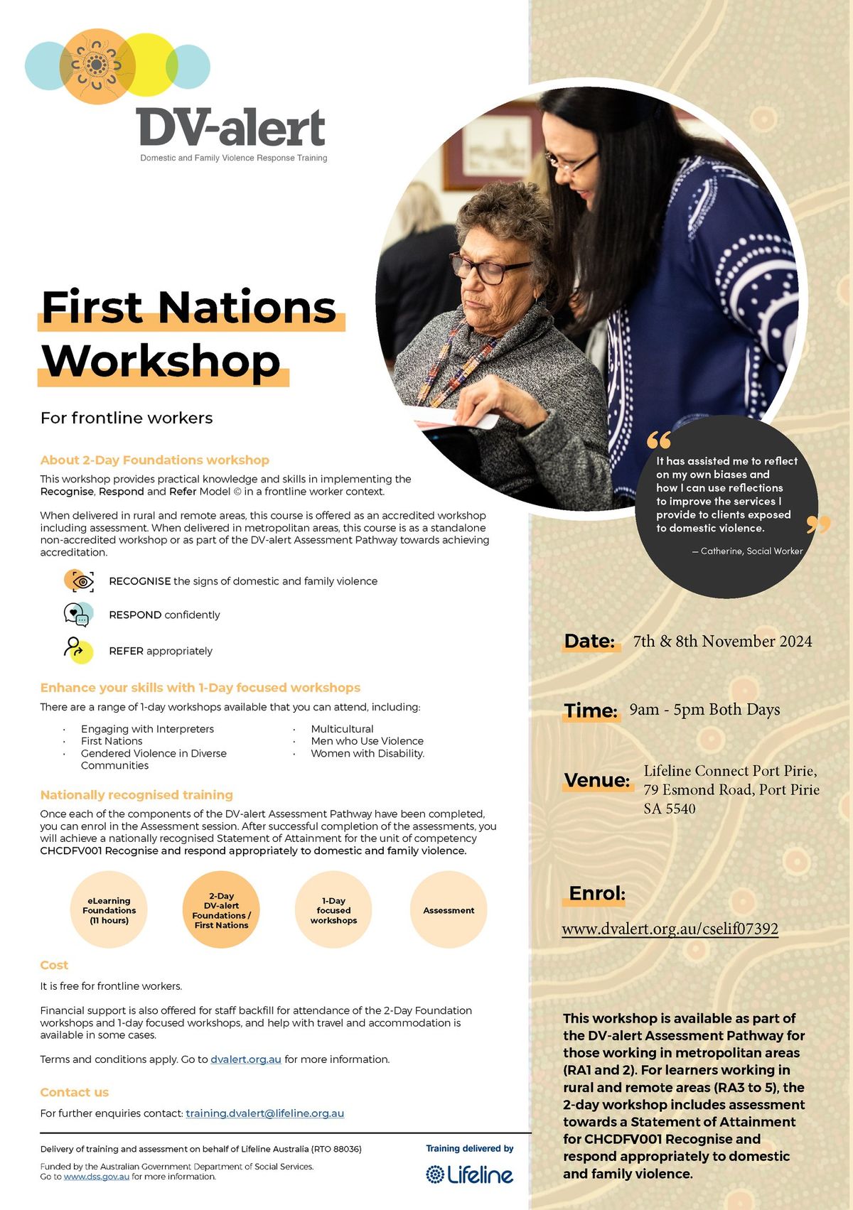 DV-Alert First Nations Workshop