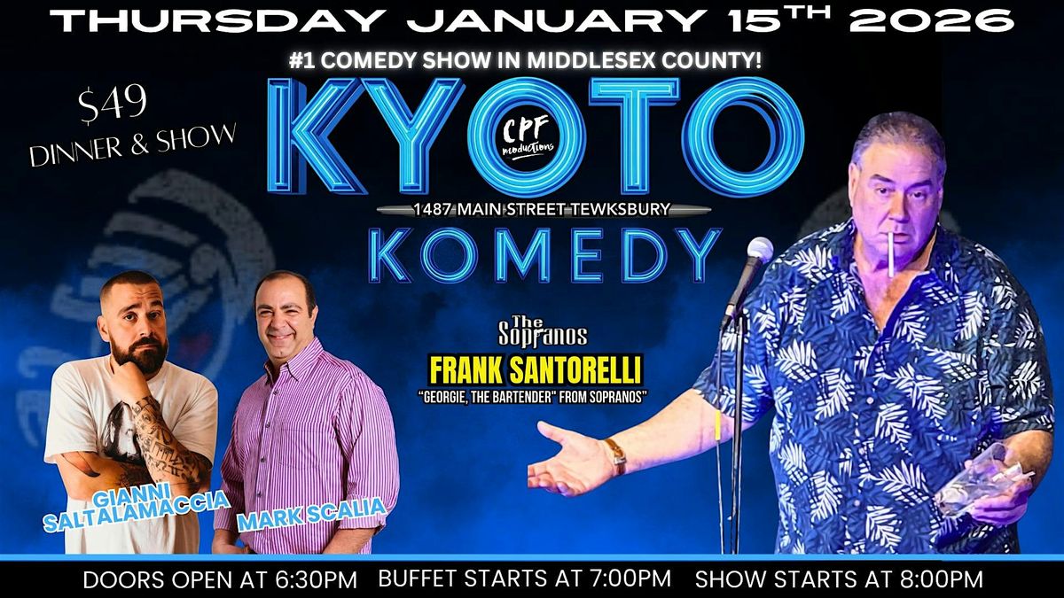 Kyoto Komedy Thursday January 15th with Frank Santorelli