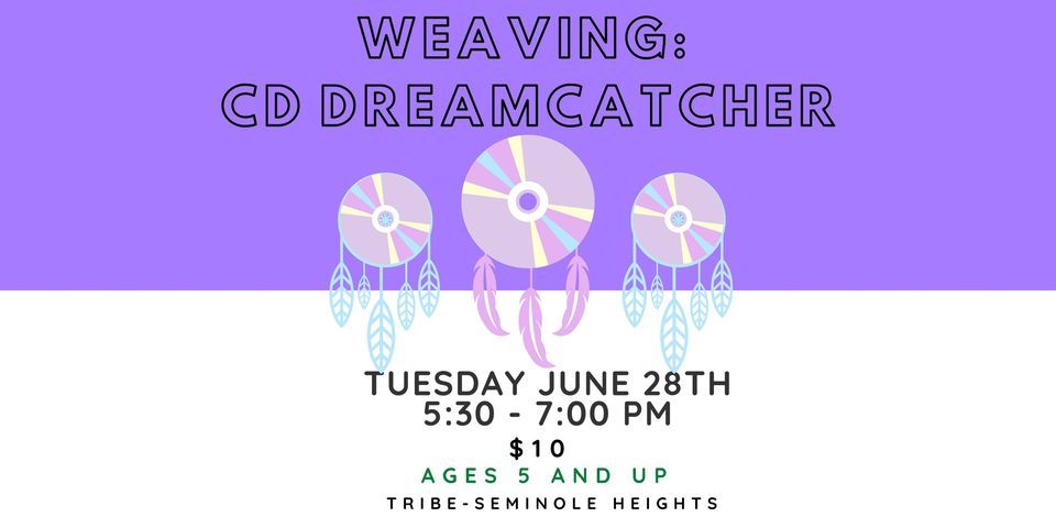 Weaving: CD Dreamcatcher