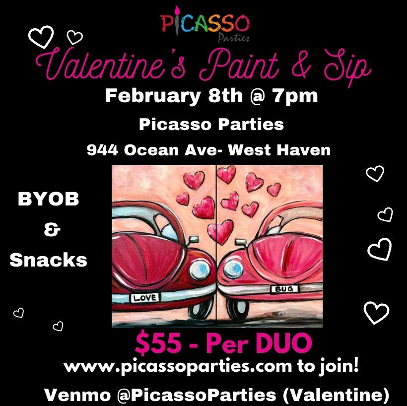 Valentine's Sip & Paint - Adults Only