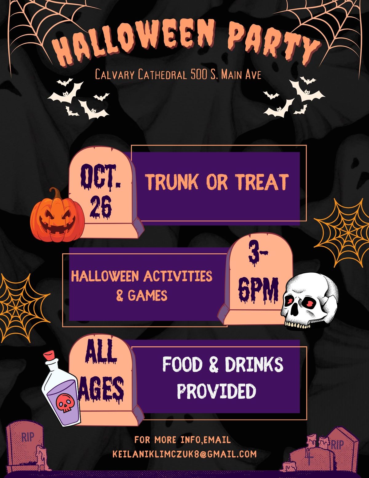 Halloween Party, Calvary Cathedral, Sioux Falls, 26 October 2024