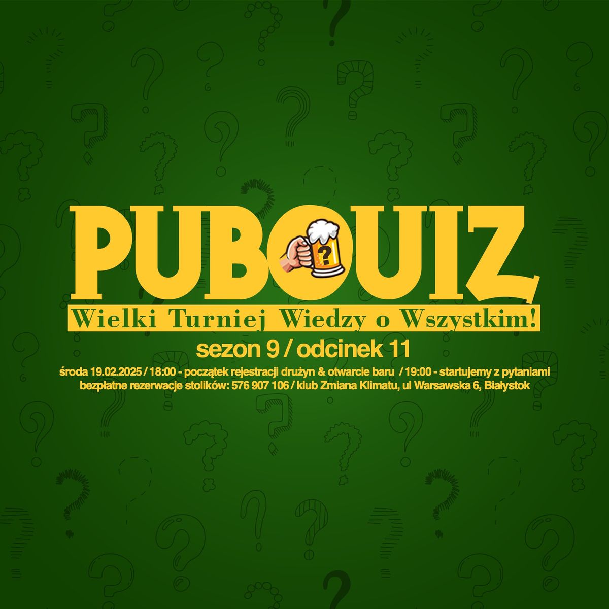 PUBQUIZ czyli Wielki Turniej Wiedzy o Wszystkim! | s09e11