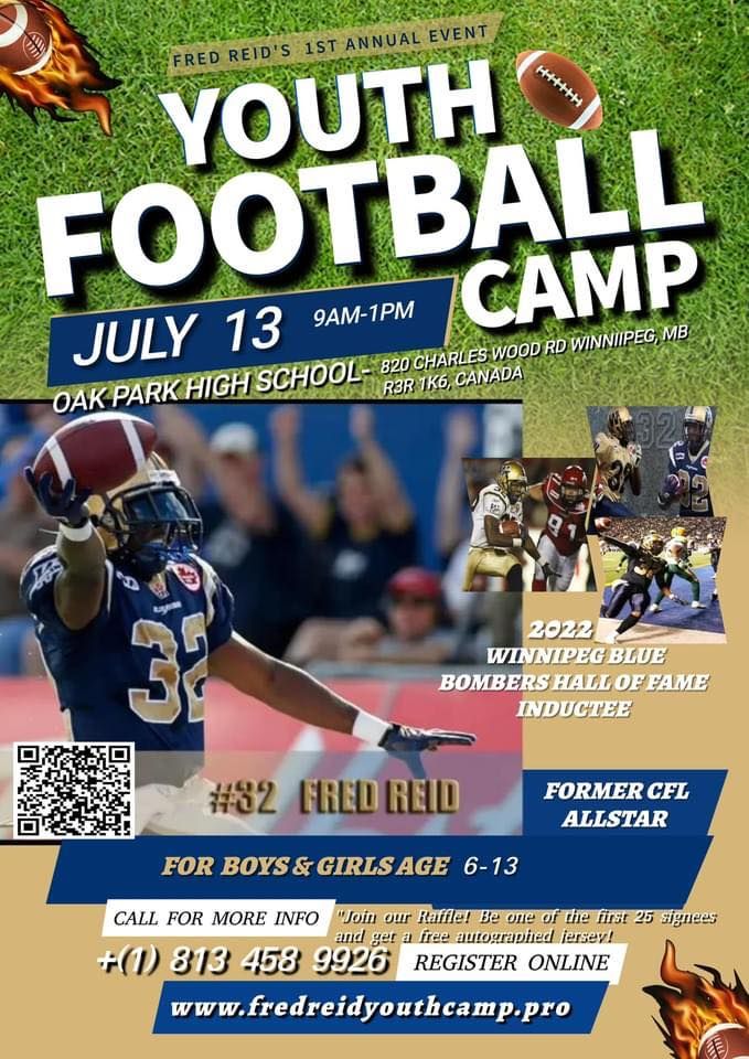 Fred Reid 1st Annual Canadian Youth Football Camp