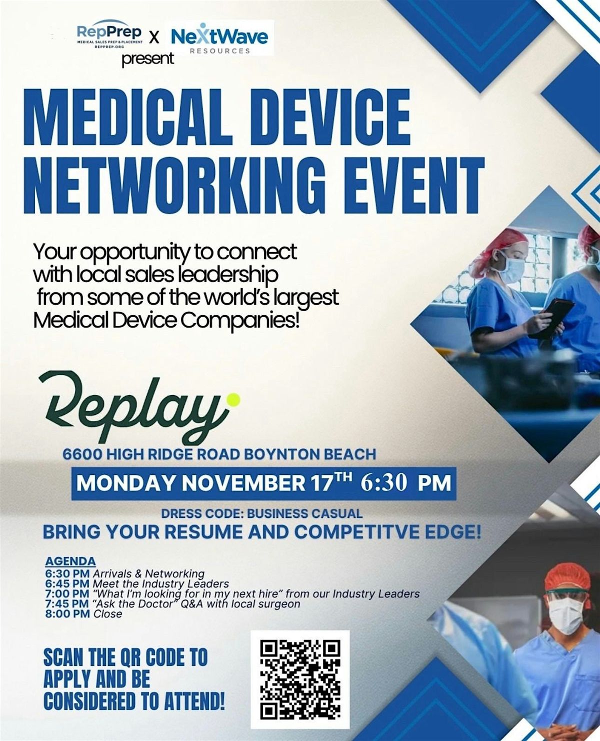 Medical Device Sales - Recruitment & Networking Event