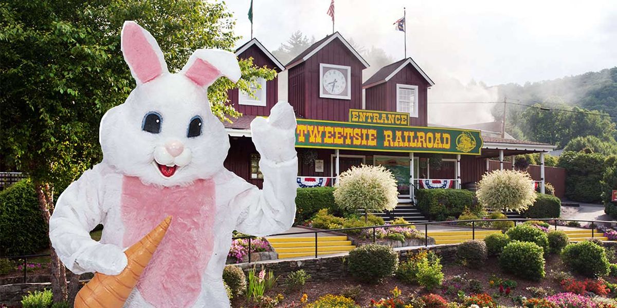 Hop Along with the Easter Bunny at Tweetsie Railroad