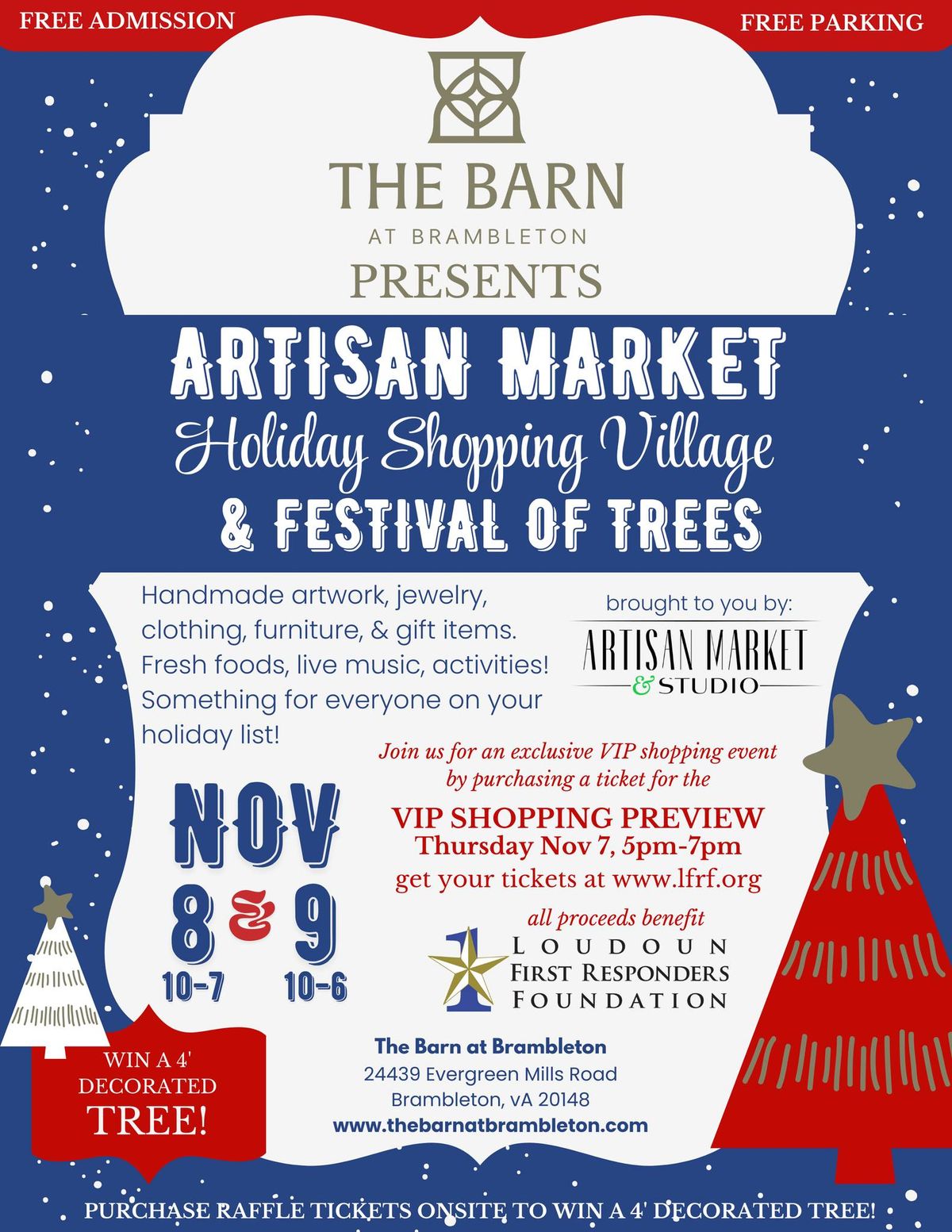 Artisan Market Holiday Shopping Village & Festival of Trees