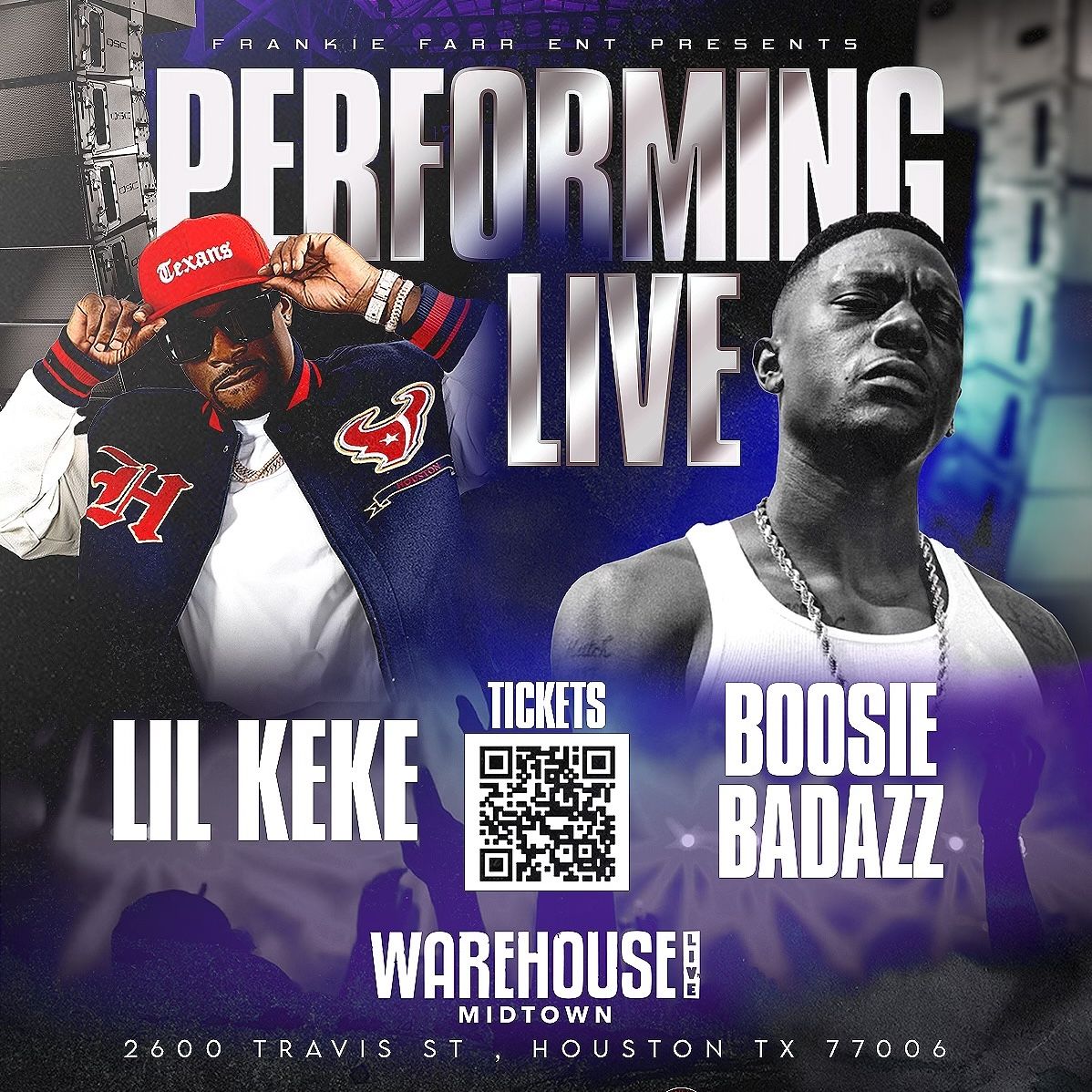 LIL KEKE & BOOSIE at Warehouse Live Midtown Friday December 27, 2024