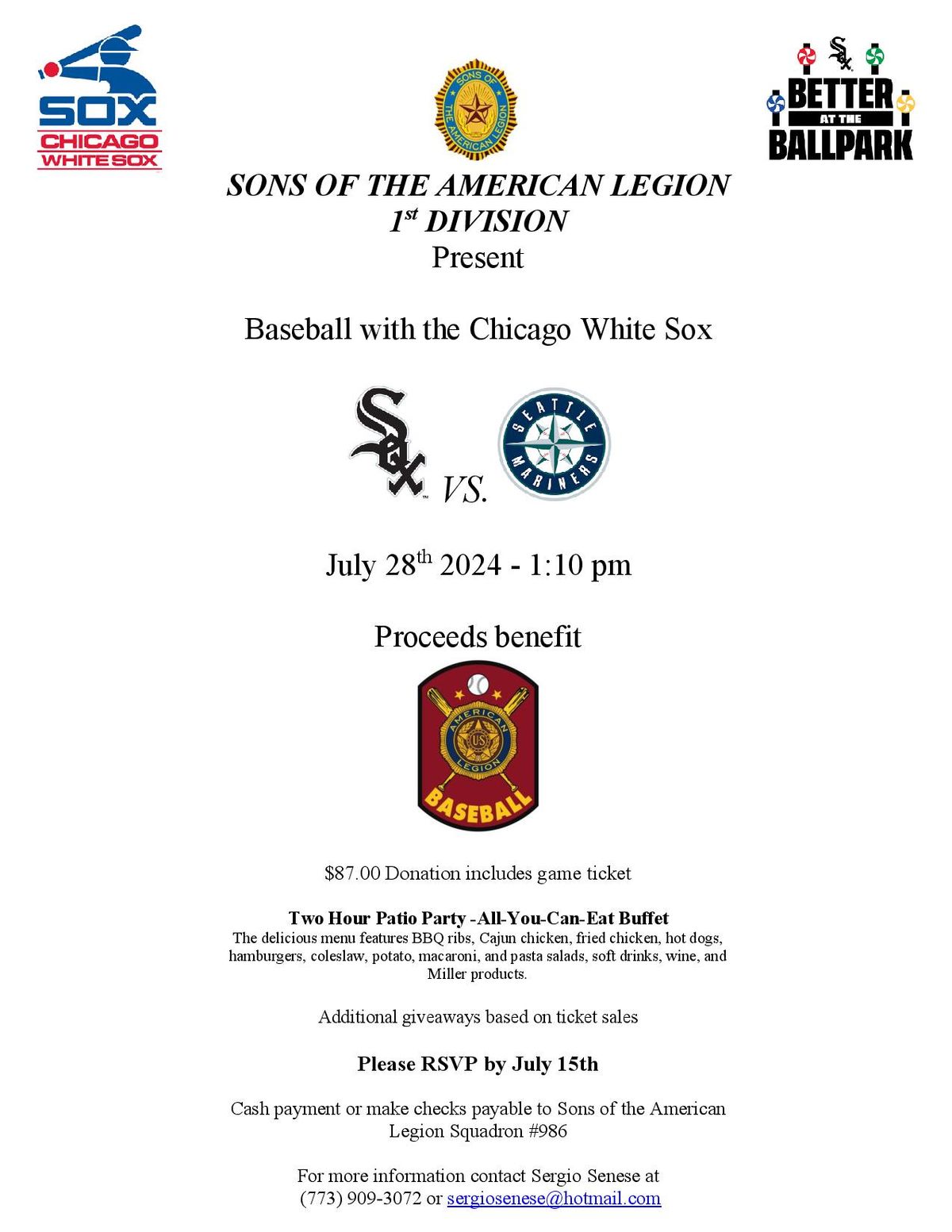 First Division Annual White Sox Game