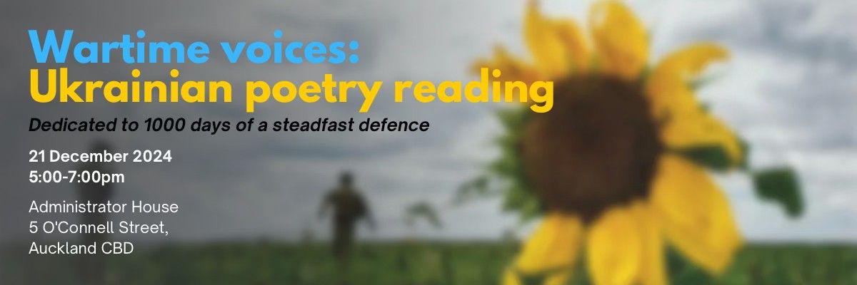 Wartime Voices: Ukrainian Poetry Reading