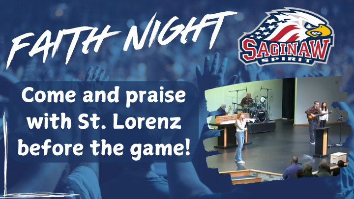 Faith Night at the Saginaw Spirit Game