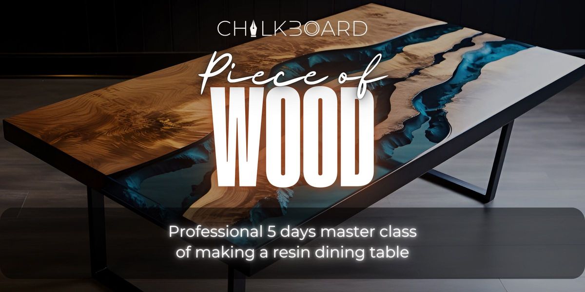 5 days Resin Dining Table Workshop.