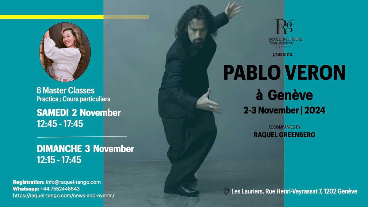 Pablo Veron in Geneva | 1-3 November 2024