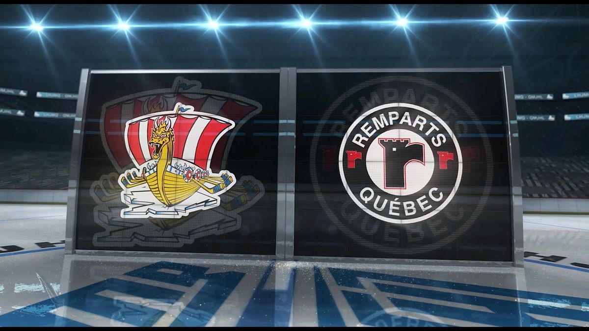 Baie Comeau Drakkar at Quebec Remparts at Videotron Centre