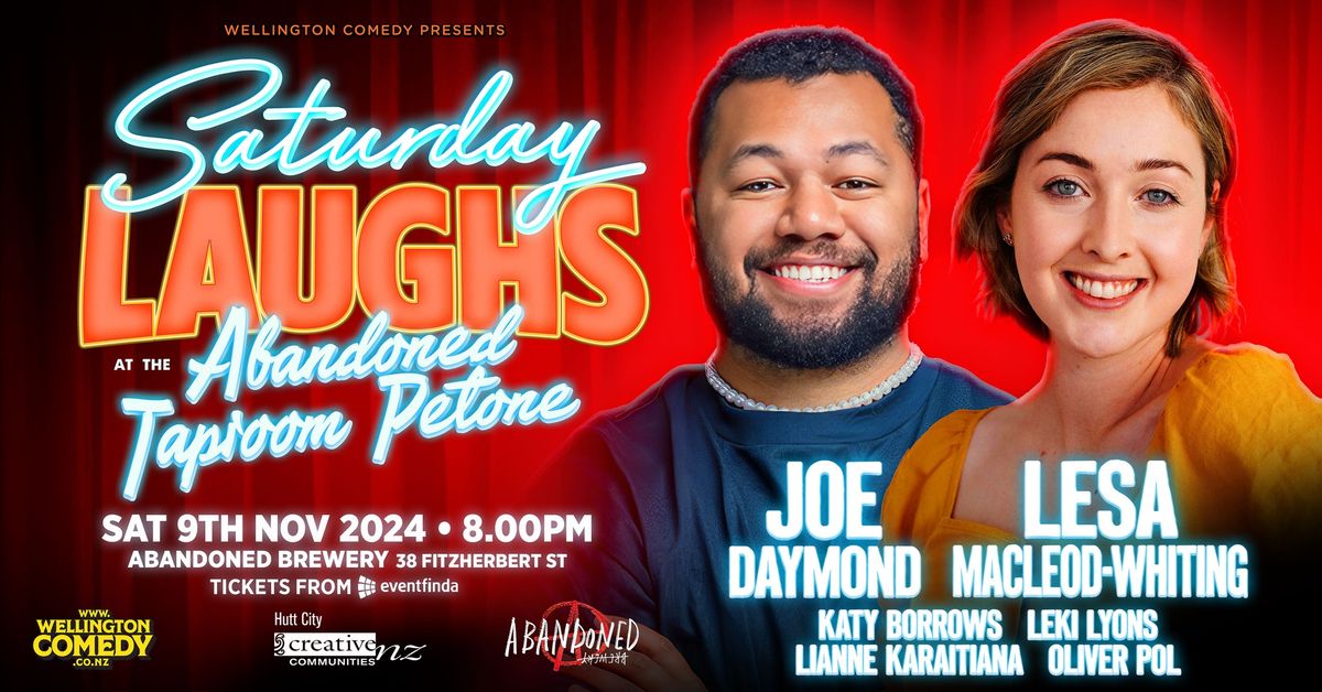 Saturday Laughs with Joe Daymond and Lesa Macleod-Whiting