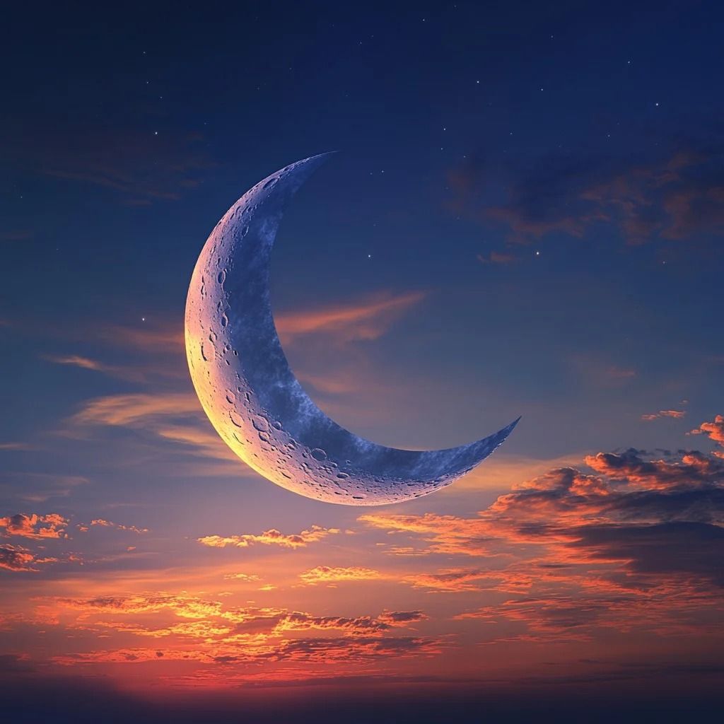 Sunset\/Waxing Crescent Moon Walk