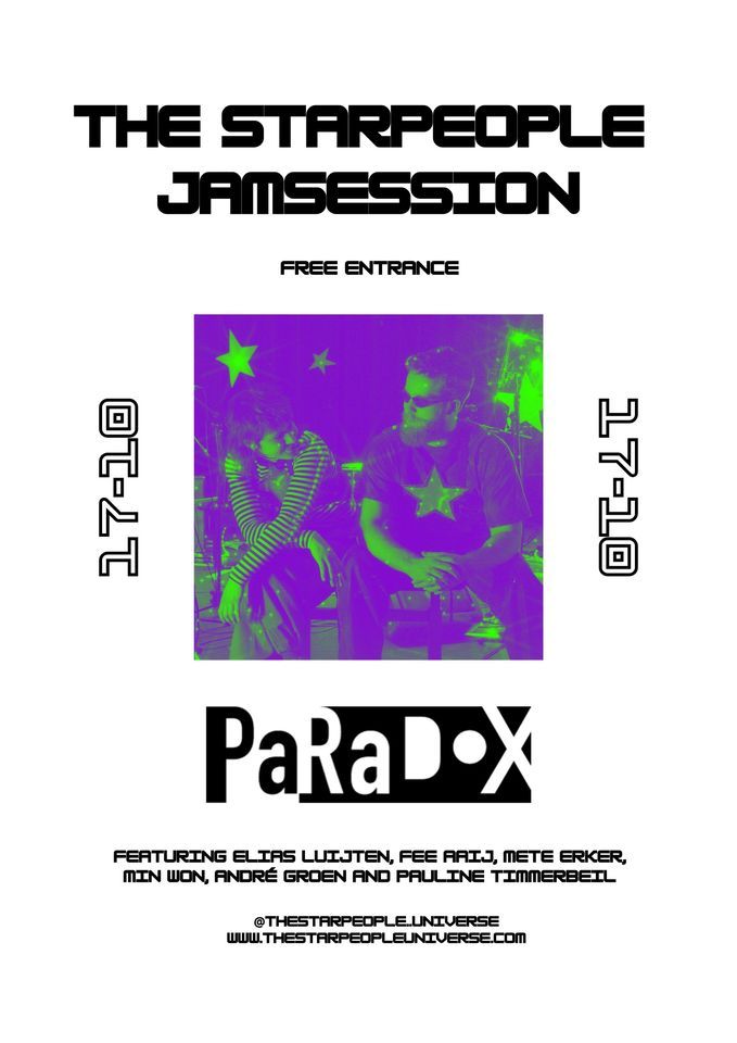 The Starpeople Jamsession at PARADOX TILBURG