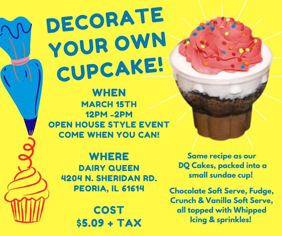 DIY Cupcake Day at Sheridan DQ!