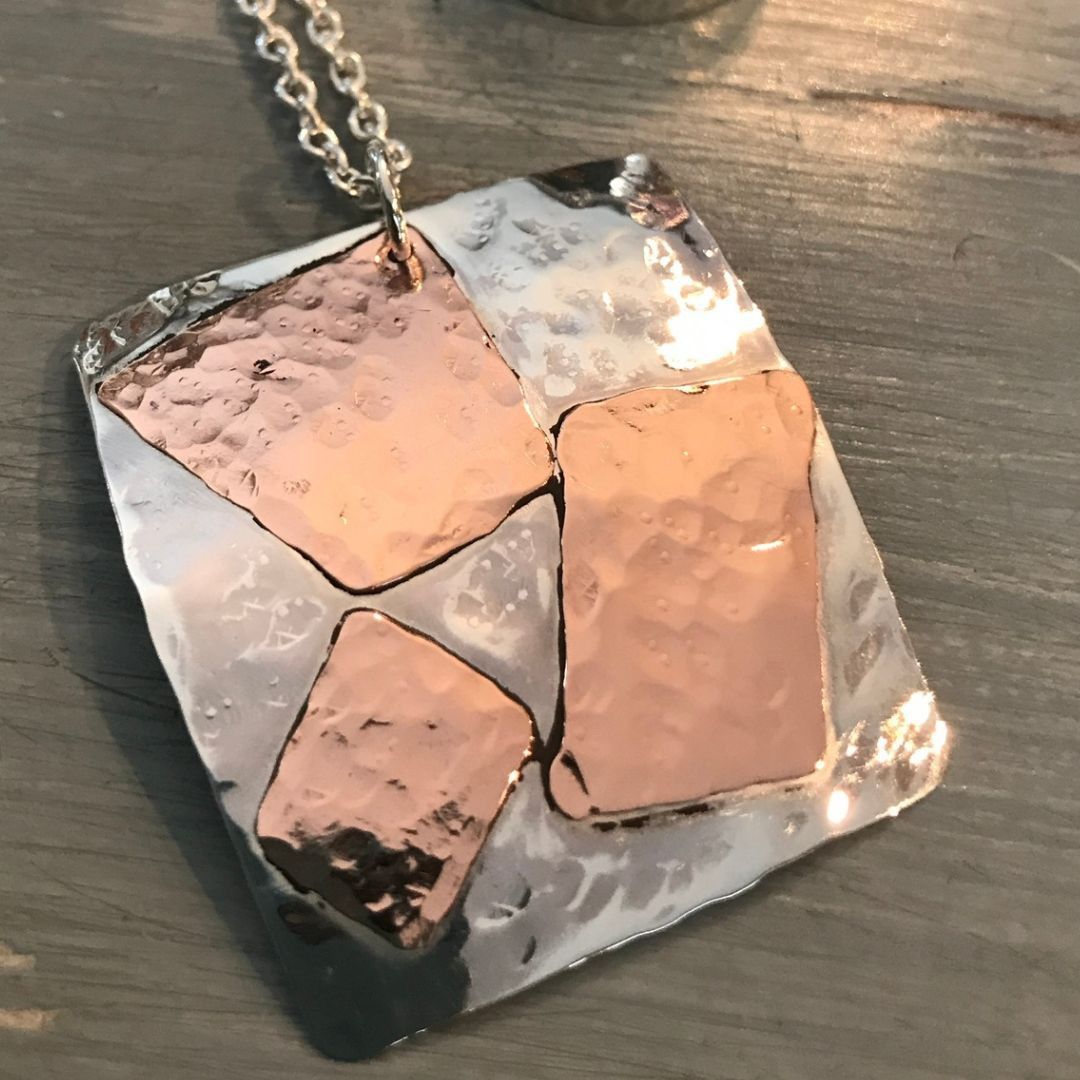 Silver and Copper Pendant - Full Day Workshop with Sally Kheng