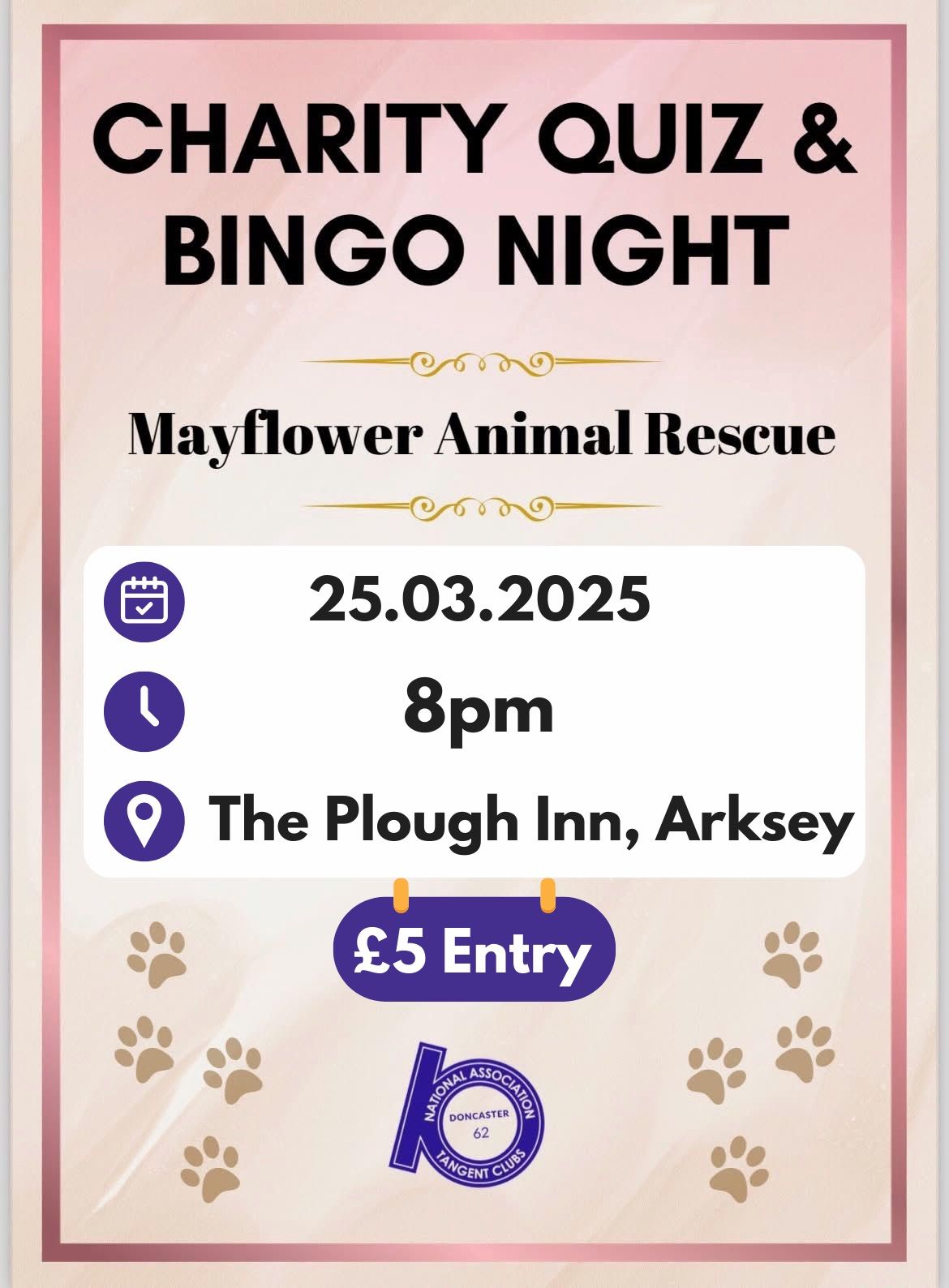 Charity Quiz & Bingo Night