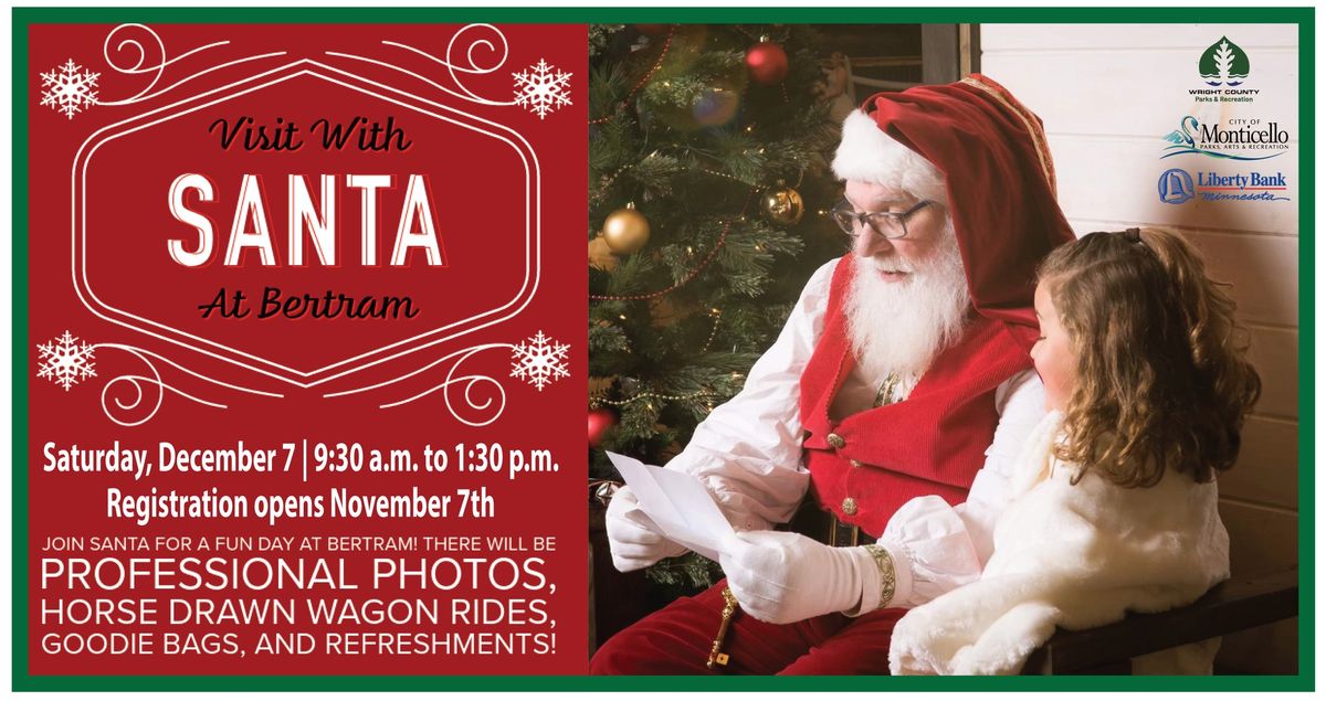 Visit with Santa at Bertram