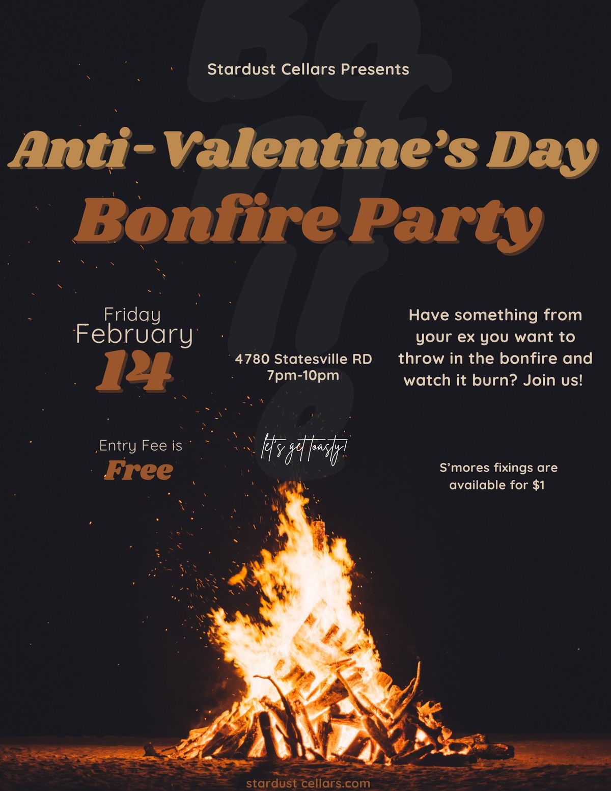 Anti-Valentine's Day Bonfire