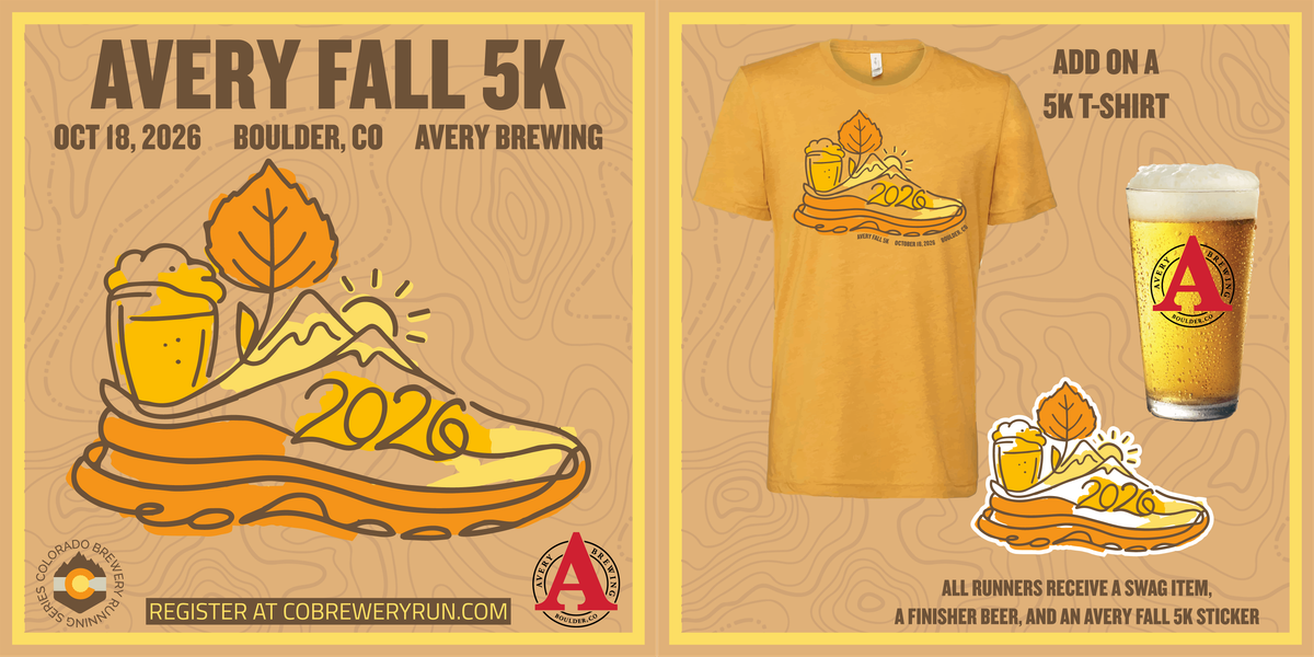 Avery Fall 5k | Avery Brewing | Boulder | 2026 CO Brewery Running Series