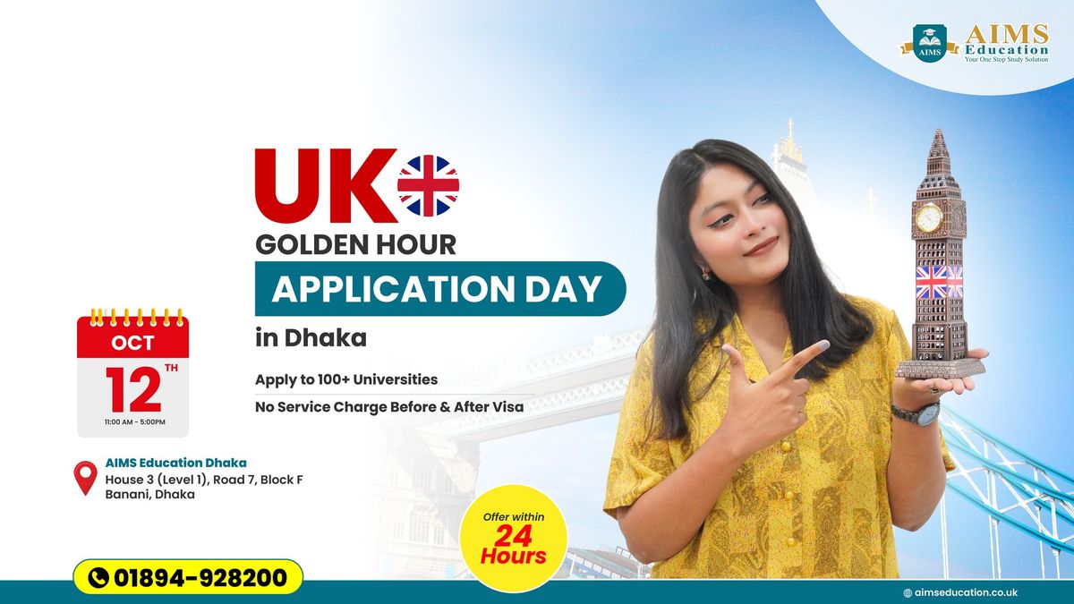 UK Golden Hour Application Day in Dhaka