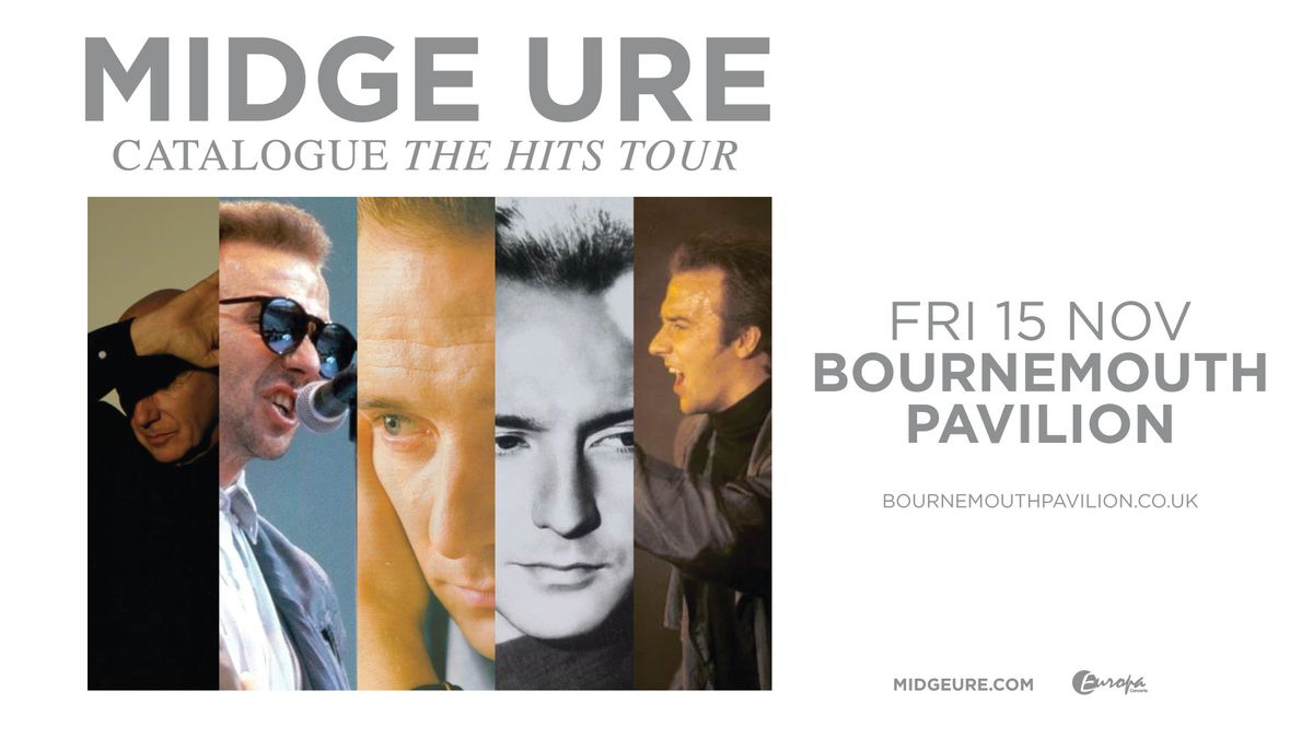 Midge Ure: 'Catalogue - The Hits Tour' at Bournemouth Pavilion - 15 Nov