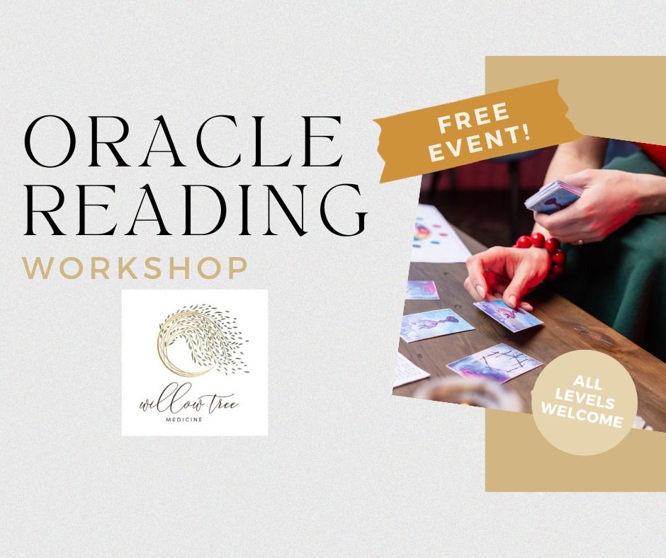Oracle Reading Workshop - All Levels Welcome - FREE EVENT!