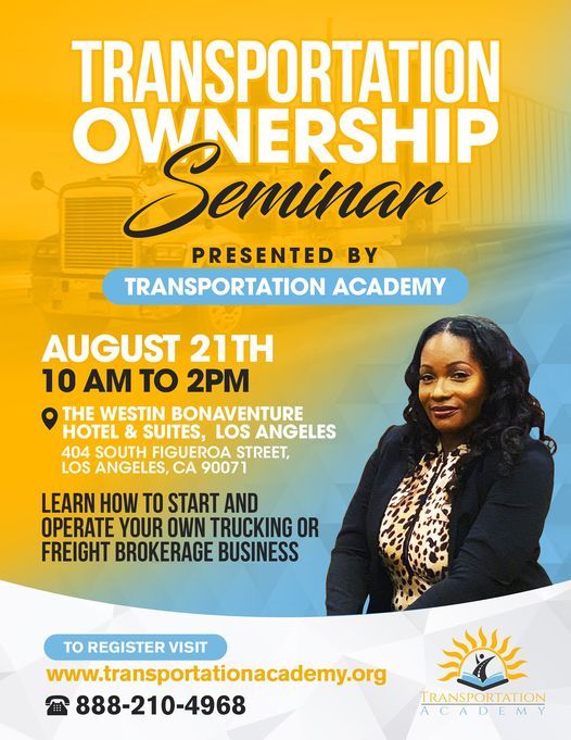 Transportation Ownership Seminar- Los Angeles, CA