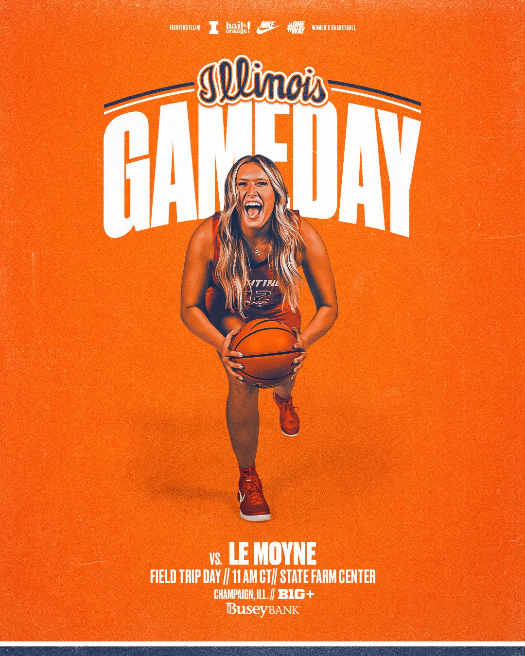 Illinois Fighting Illini Women's Basketball vs. Le Moyne Dolphins