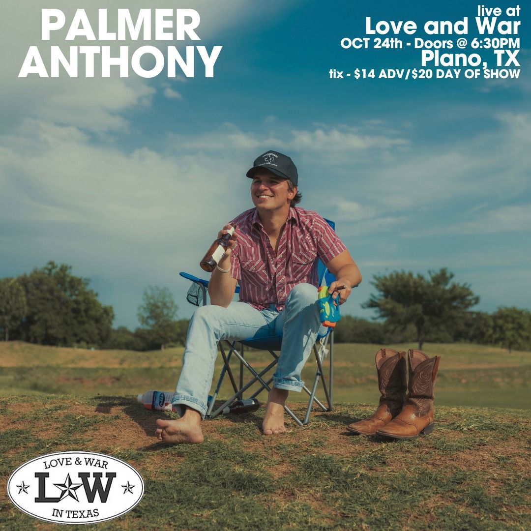 Palmer Anthony LIVE in Plano, TX @ Love and War 