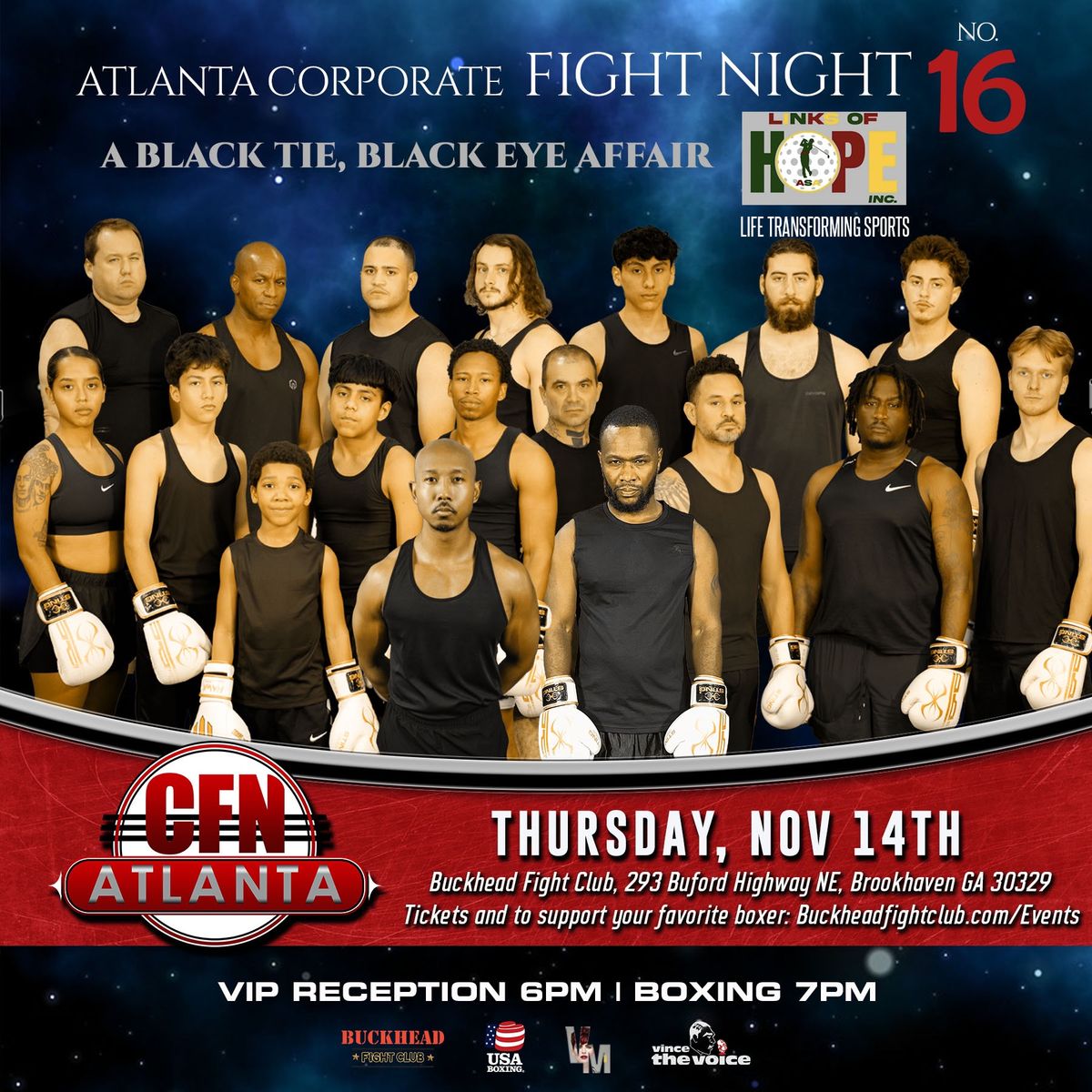 Atlanta Corporate Fight Night 16