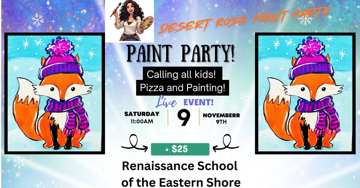 Pizza and Paint Party