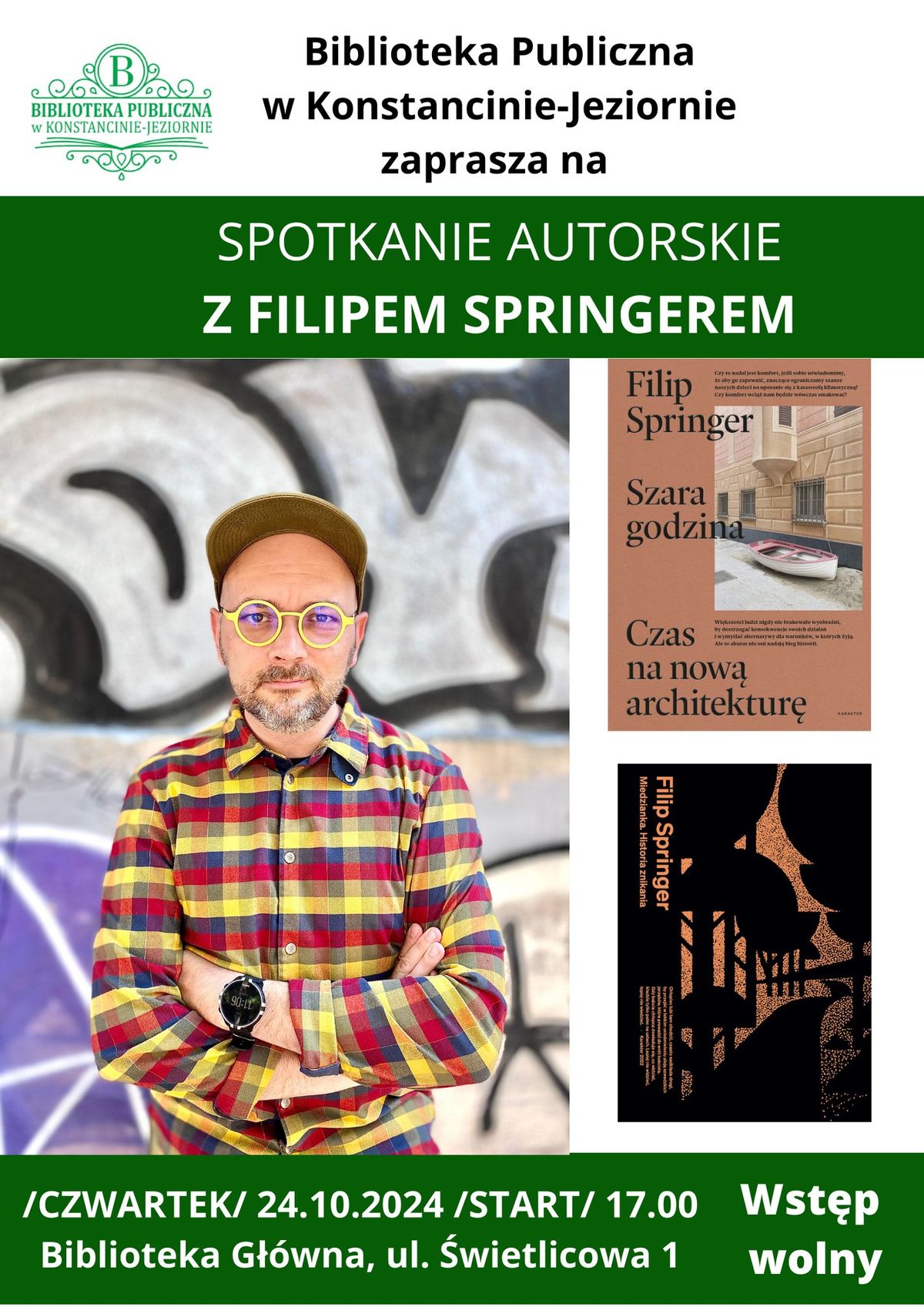 Spotkanie autorskie z Filipem Springerem