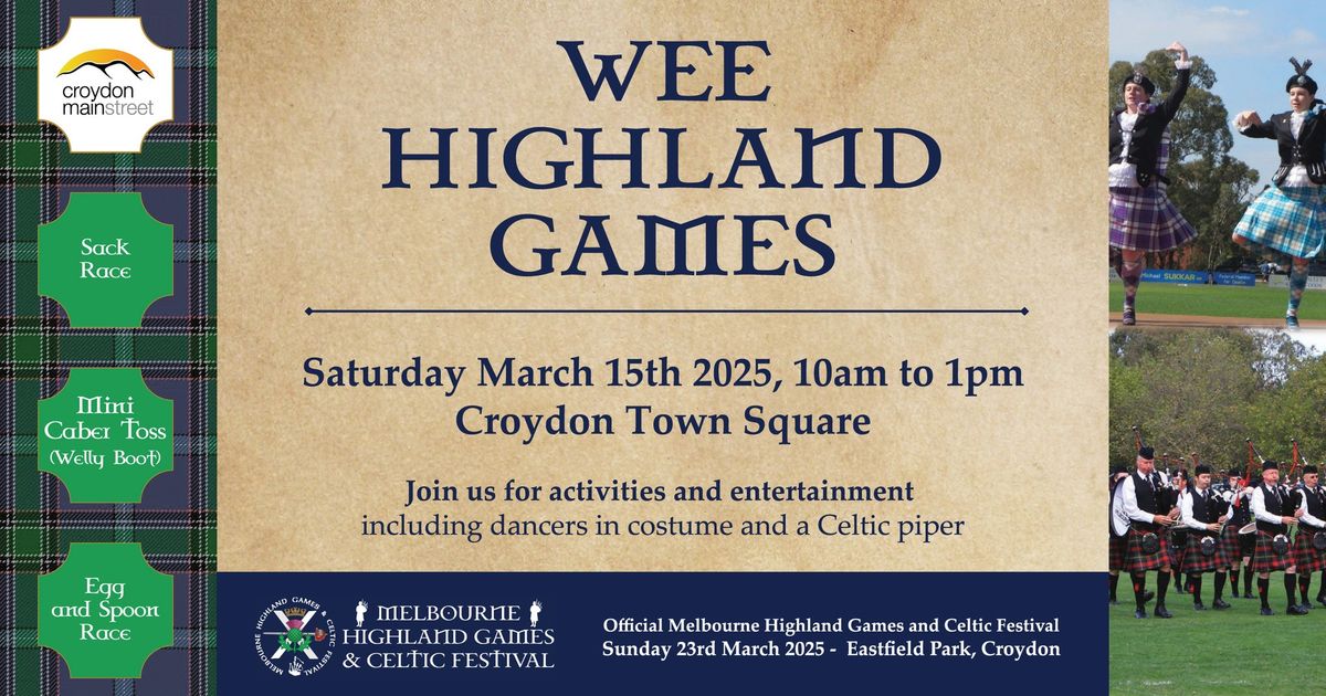 Wee Mini Games - Melbourne Highland Games & Celtic Festival