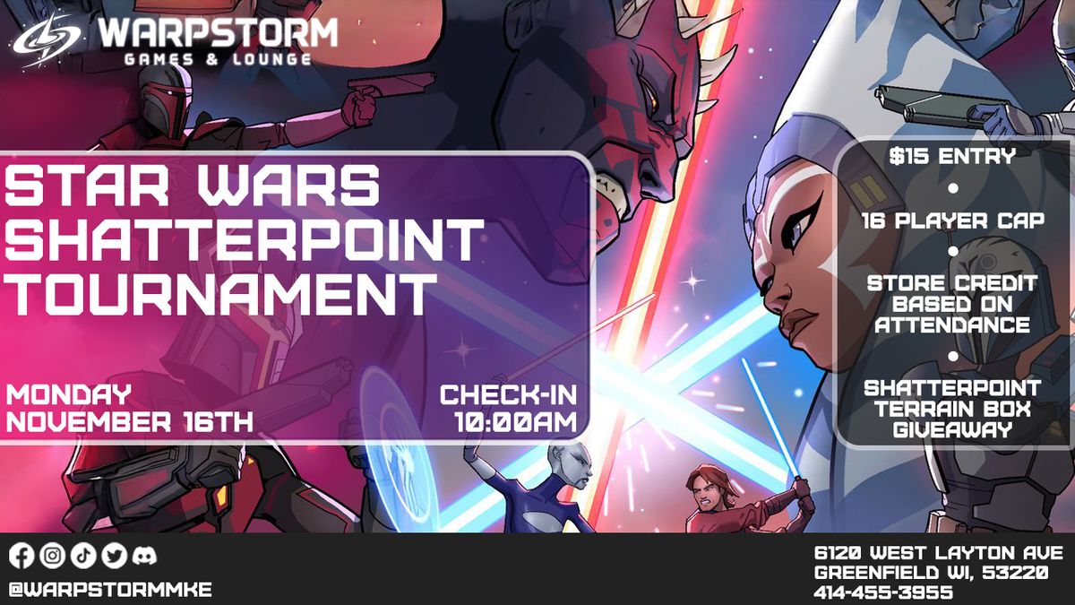 Star Wars Shatterpoint Tournament