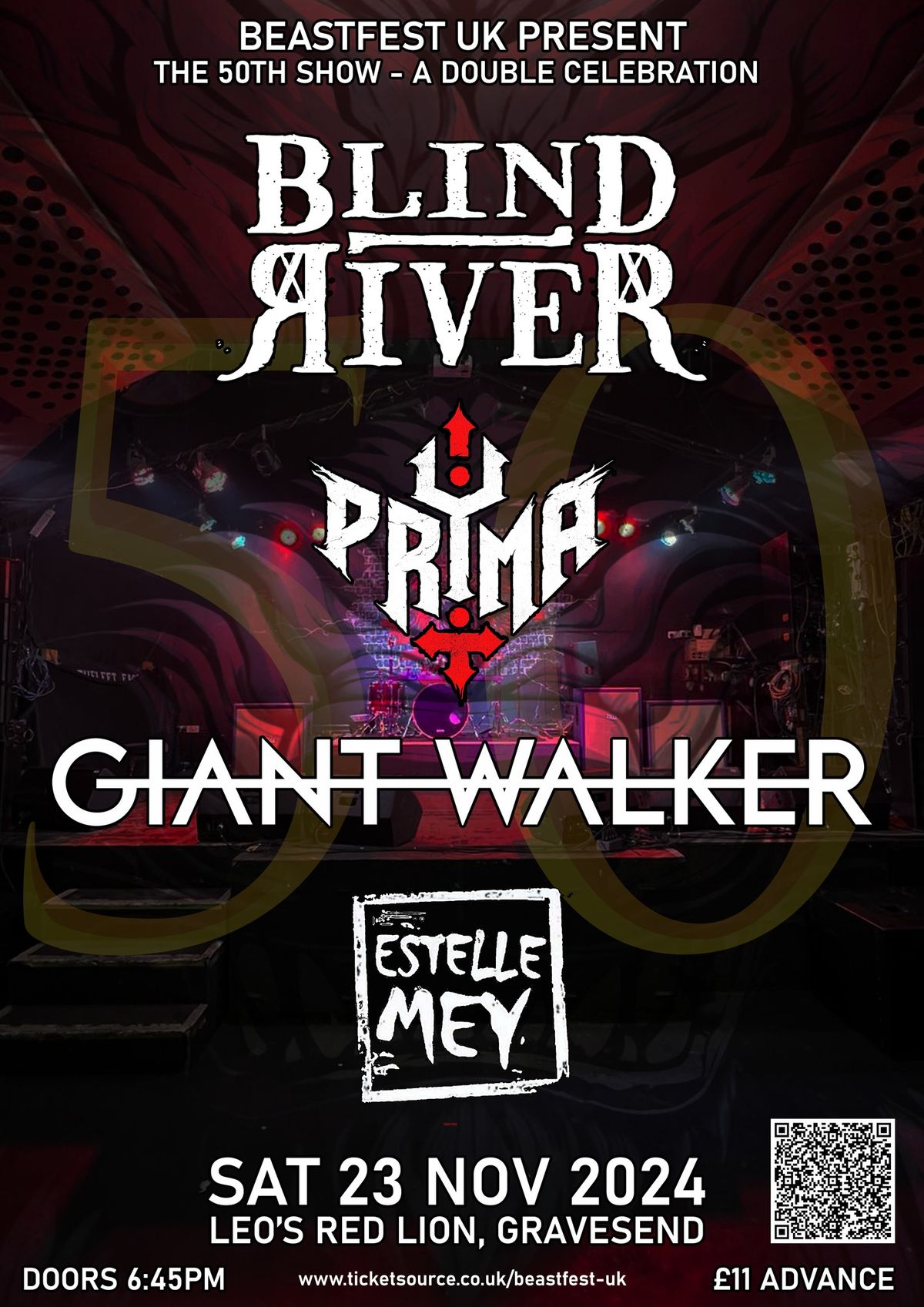 BLIND RIVER \/ PRYM\u00c5 \/ GIANT WALKER \/ ESTELLE MEY