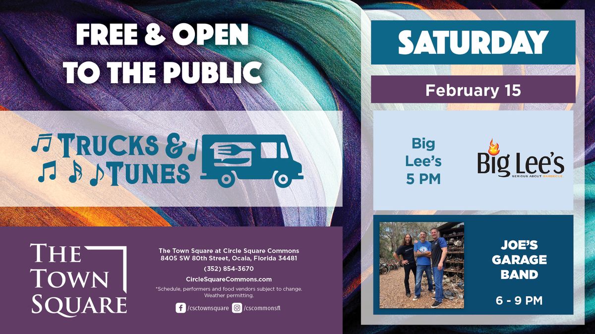 Trucks & Tunes with Big Lee's & Joe's Garage Band