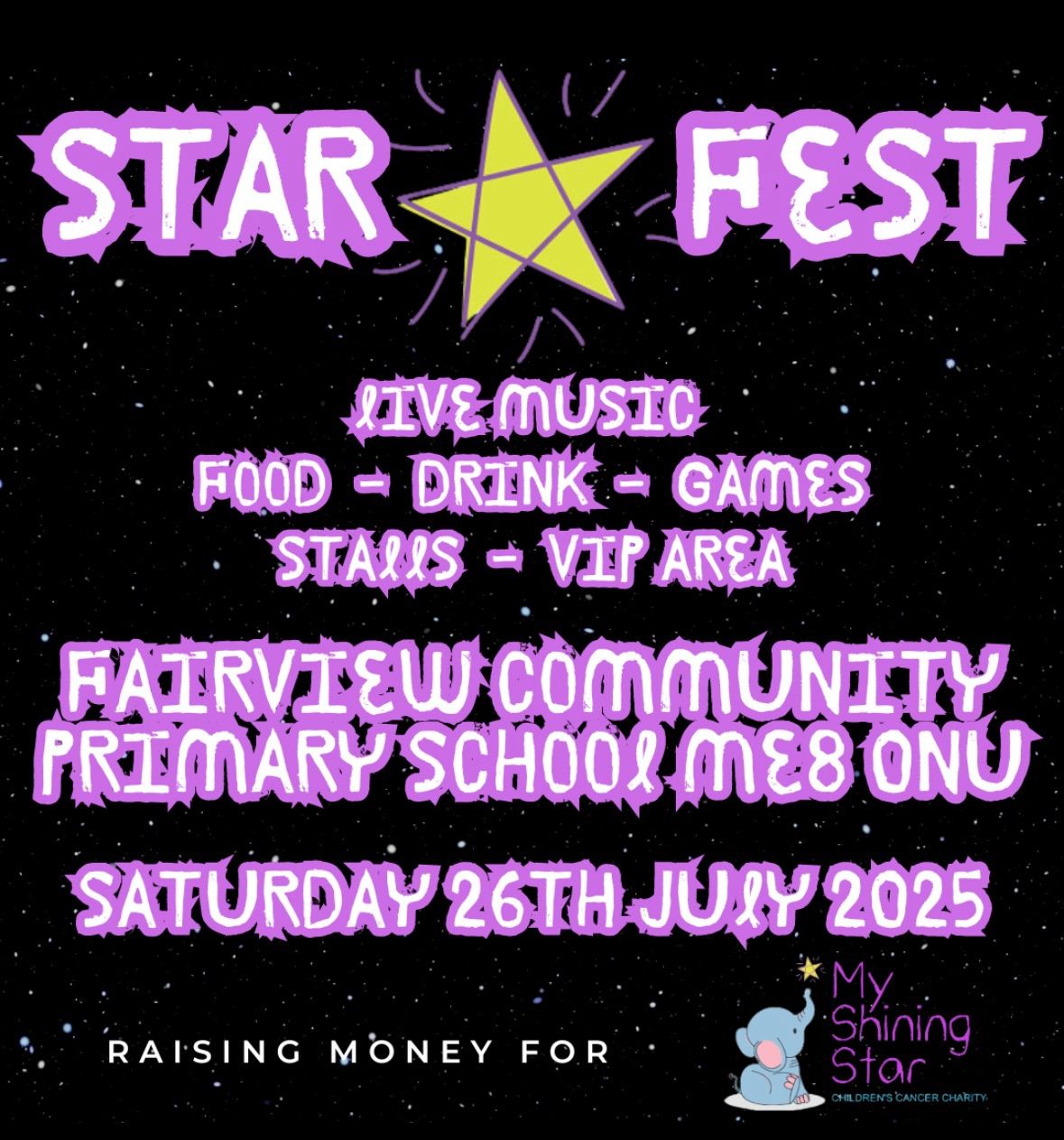 StarFest - Raising money for My Shining Star