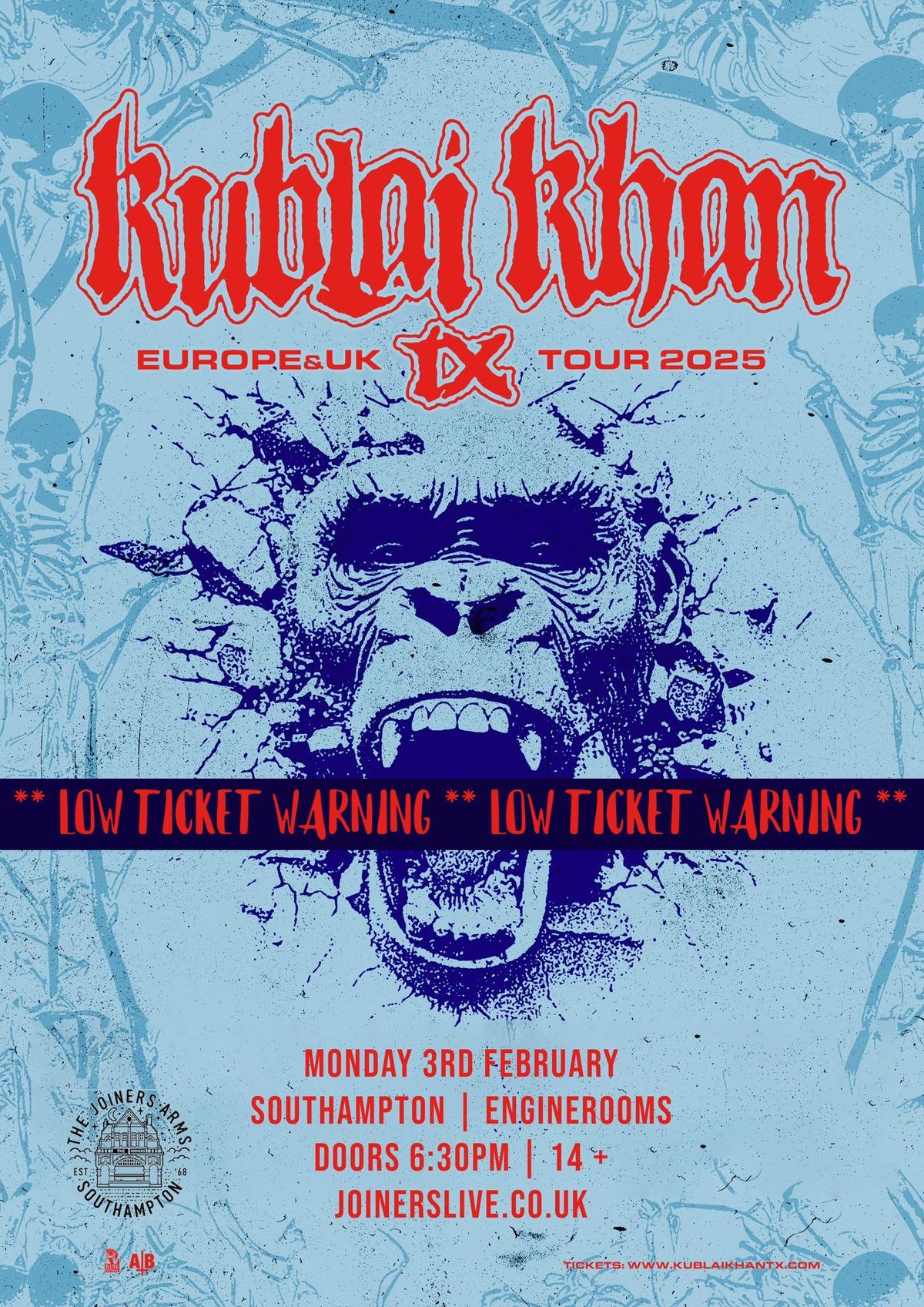 Kublai Khan Tx at Engine Rooms, Southampton