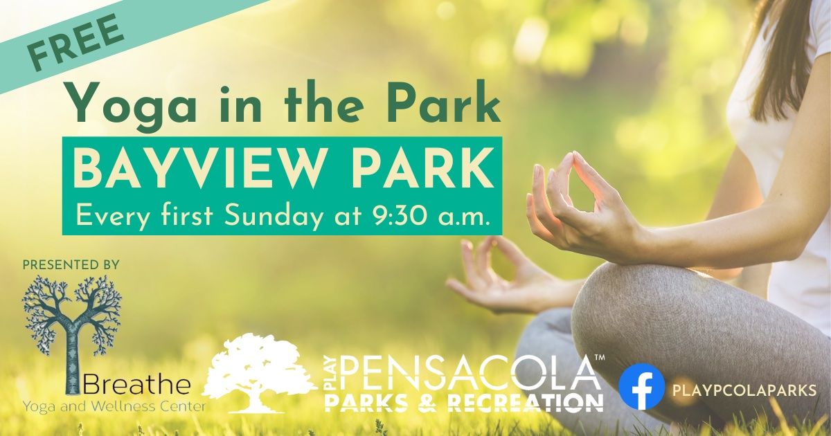 Free Yoga at Bayview Park 2025 with Breathe Yoga and Wellness Center