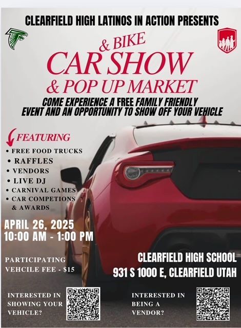 Clearfield High Latinos in Action Car and Bike Show