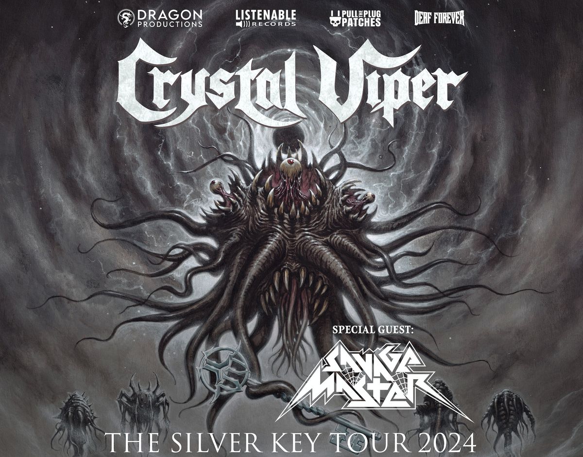 CRYSTAL VIPER + SAVAGE MASTER - The Silver Key Tour 2024 \u2022 Mannheim