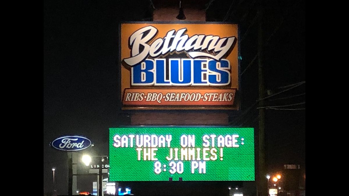 The Jimmies Live at Bethany Blues of Lewes, DE. Saturday Sept 21st, 8:30-11pm