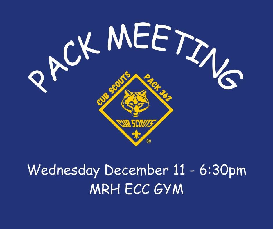 December Pack Meeting