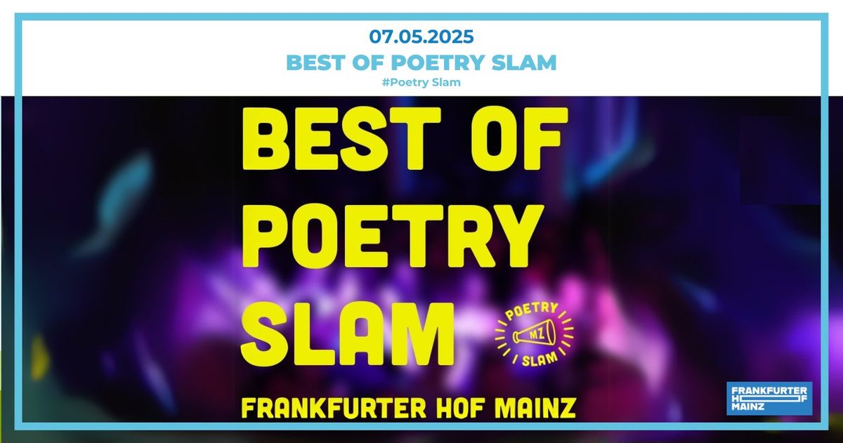 Best Of Poetry Slam