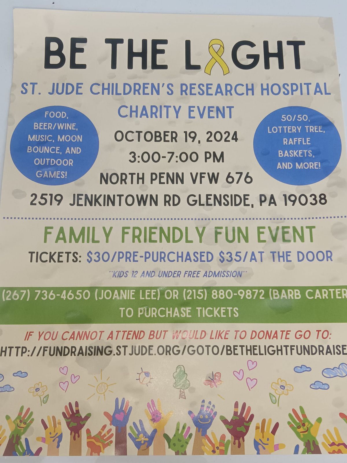 St.Judes fundraiser for children with childhood Cancer